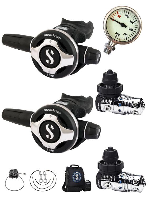 Scubapro MK25 Evo / S600 Twin Tank Reg Set ($2099) | ODG