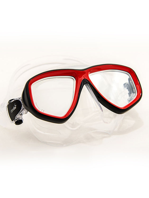 Apollo Voda Dive Mask Clear Red