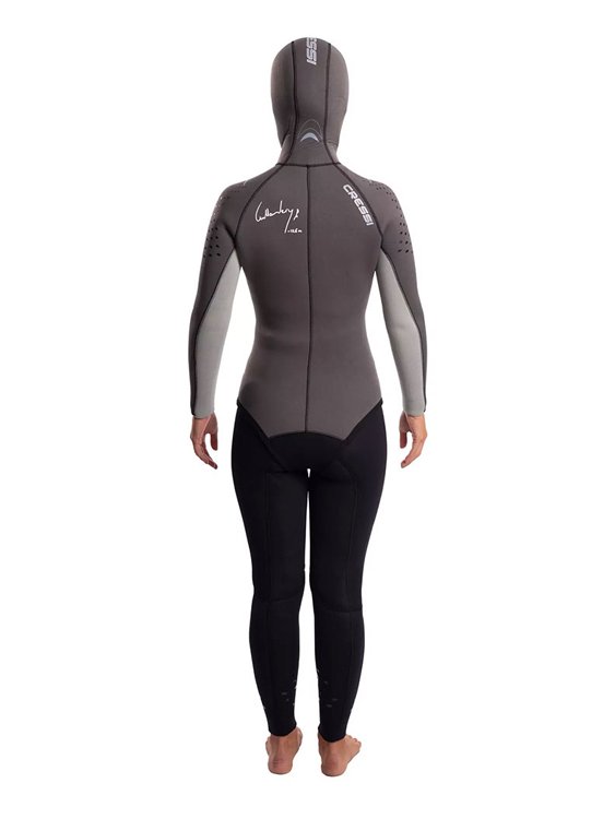 Cressi Free 5mm Freediving Wetsuit Ladies Back