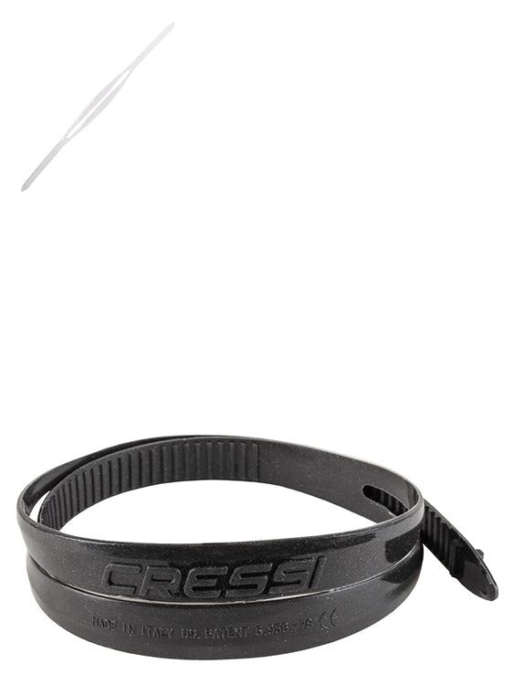 Cressi Swimming Goggles Strap Black or Clear