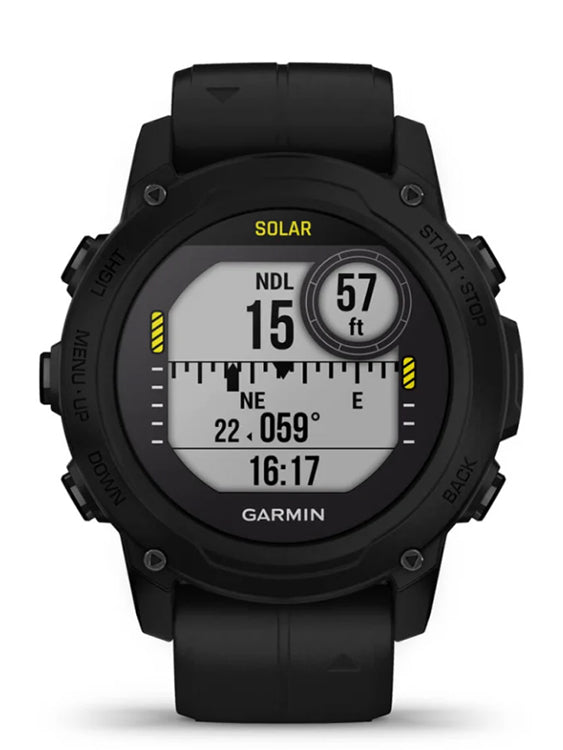 Garmin Descent G1 Solar Dive Computer Black Compass