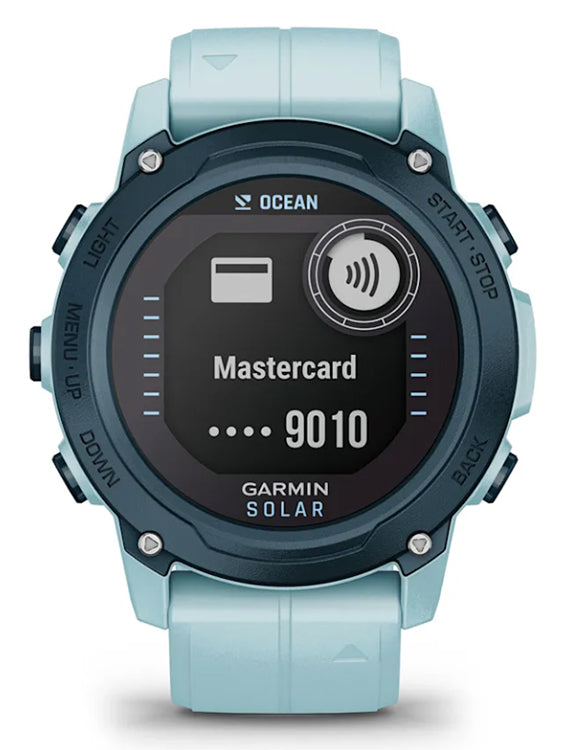 Garmin Descent G1 Solar Dive Computer Ocean Azure Pay