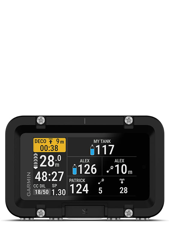 Garmin Descent X50i Dive Computer Deco Screen