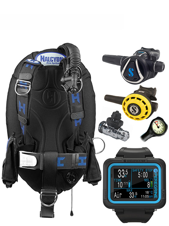 Halcyon Infinity, Scubapro MK19 Regulator Set & Dive Computer (Scuba Package)