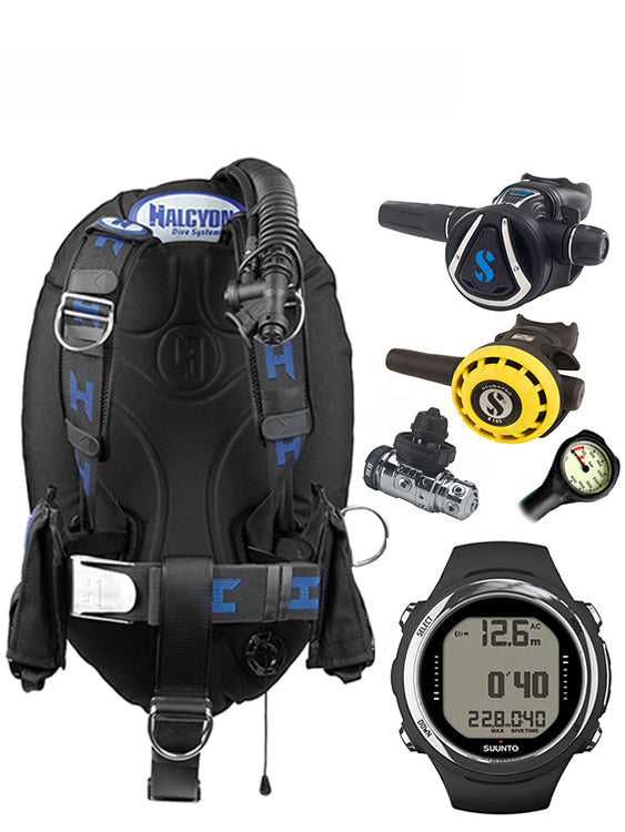 Halcyon Infinity, Scubapro MK19 Regulator Set & Dive Computer (Scuba Package)