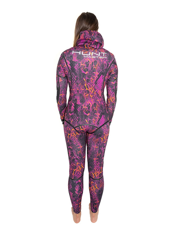 Huntmaster Huntress Camo 3.5mm Ladies Wetsuit Back