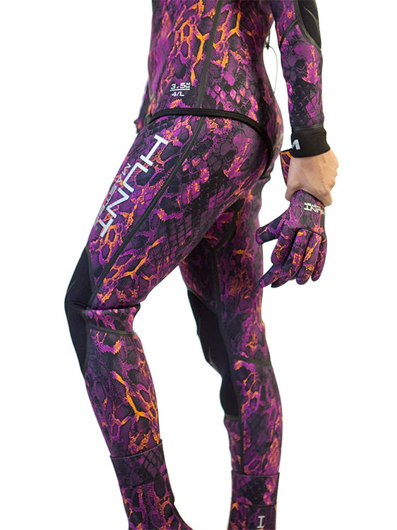 Huntmaster Huntress Camo 3.5mm Ladies Wetsuit Side Detail