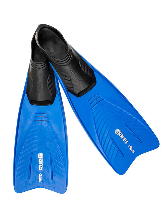 Mares Clipper Snorkelling Fins Blue Pair