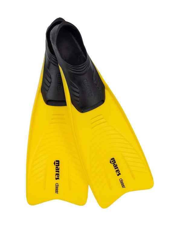 Mares Clipper Snorkelling Fins Yellow Pair