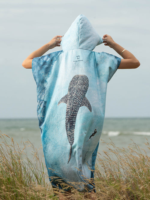 Ocean Armour Whale Shark Poncho 95 ODG Australia