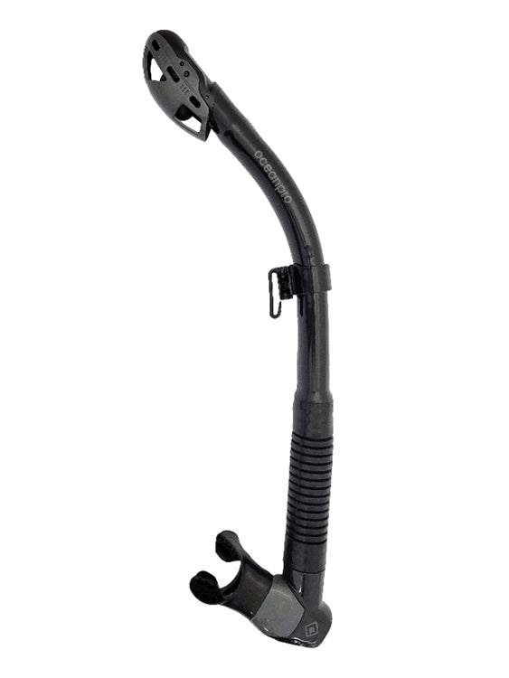 Ocean Pro Typhoon Dry Snorkel Black Black