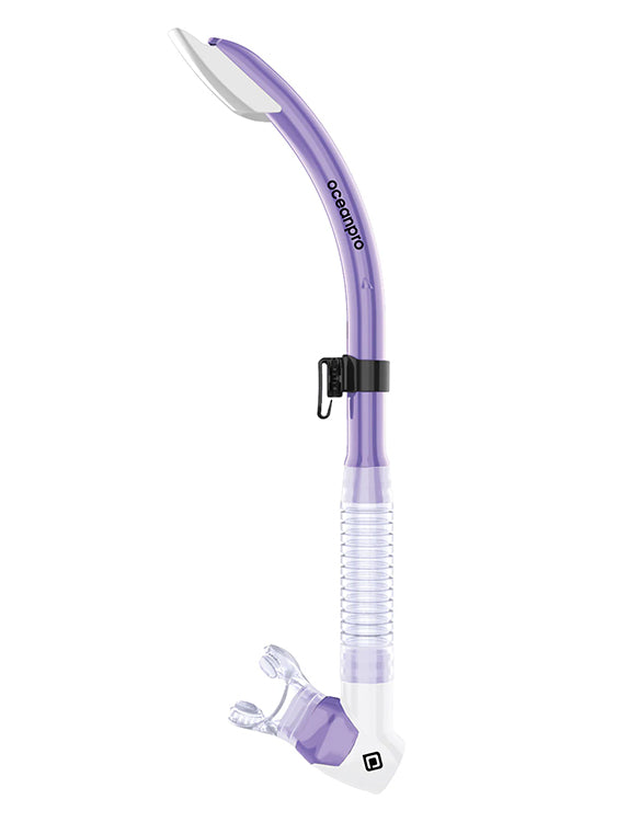 Oceanpro Typhoon SD Snorkel Lilac Clear