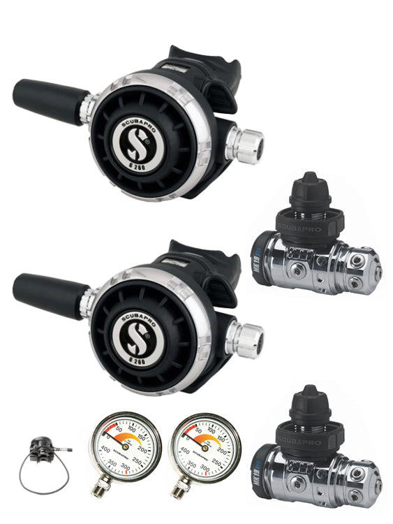 Scubapro MK19 Evo / G260 Sidemount Regulator Set