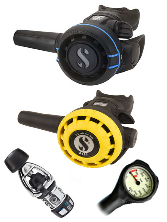 Scubapro MK2 Evo R105 / R195 Octopus Regulator Set Yoke