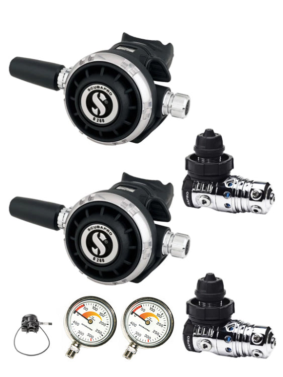 Scubapro MK25 Evo / G260 Sidemount Regulator Set