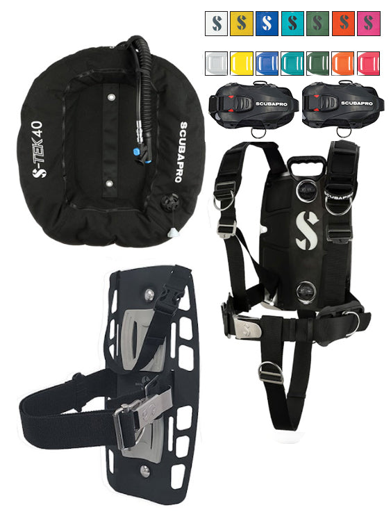 Scubapro S-Tek 40lb Pro Single System