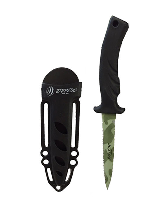 Mac Coltellerie Torpedo 11 Camo Knife Green