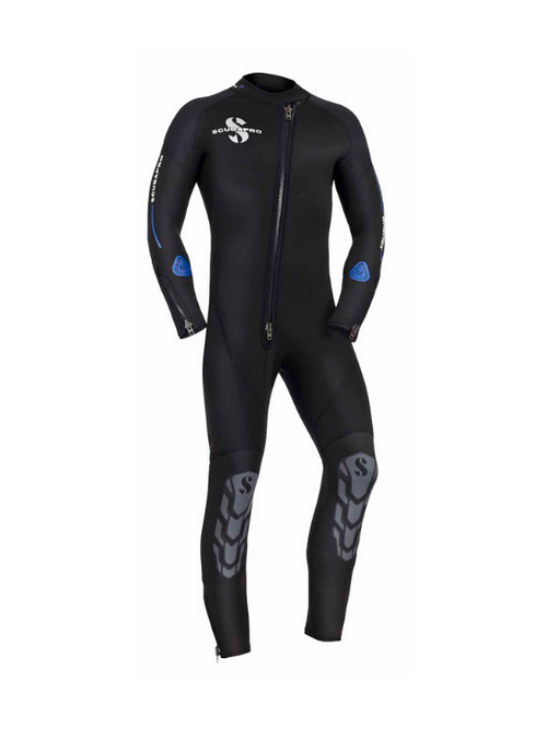 SCUBAPRO 5 6 MM Black Zip Front Long Sleeve Shorty Diving Wetsuit Mens newest Large